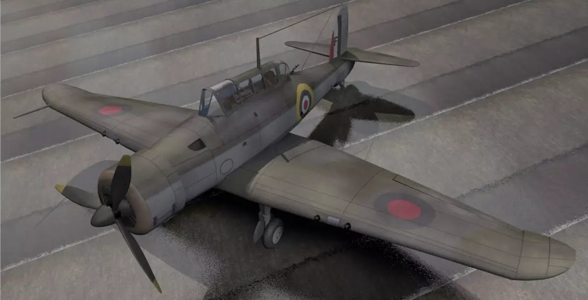 Blackburn B-24 Skua Mk-2 3D model