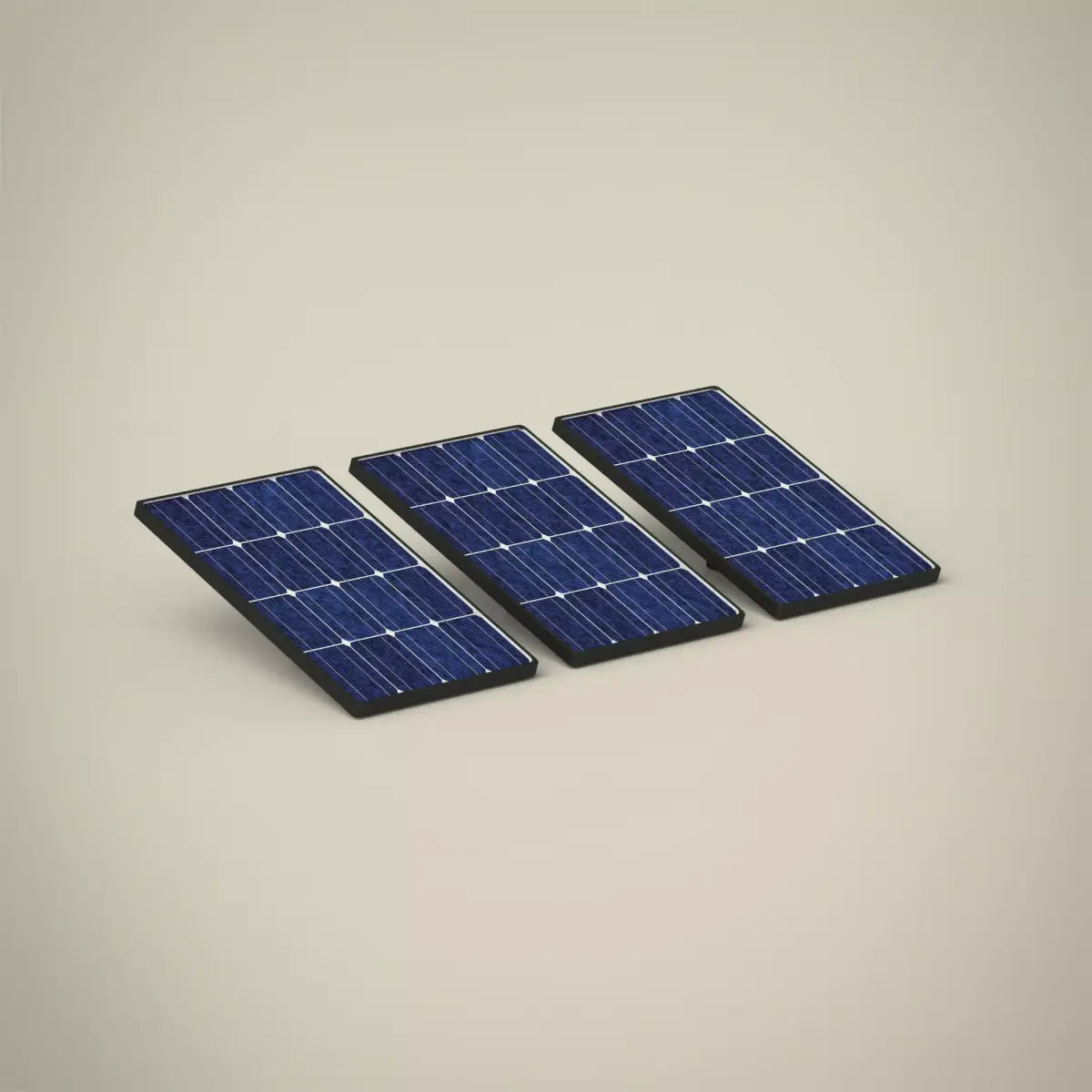 Solar panel 3D model 15