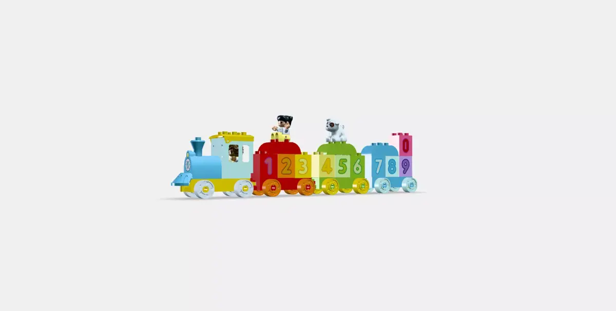 LEGO DUPLO Number Train - Learn to Count 10954 3D model