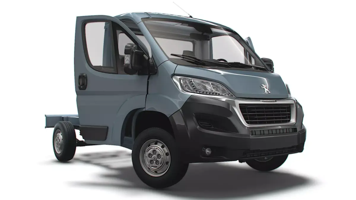 Peugeot Boxer Chassis HQInterior SCab 3000WB 2023 3D model
