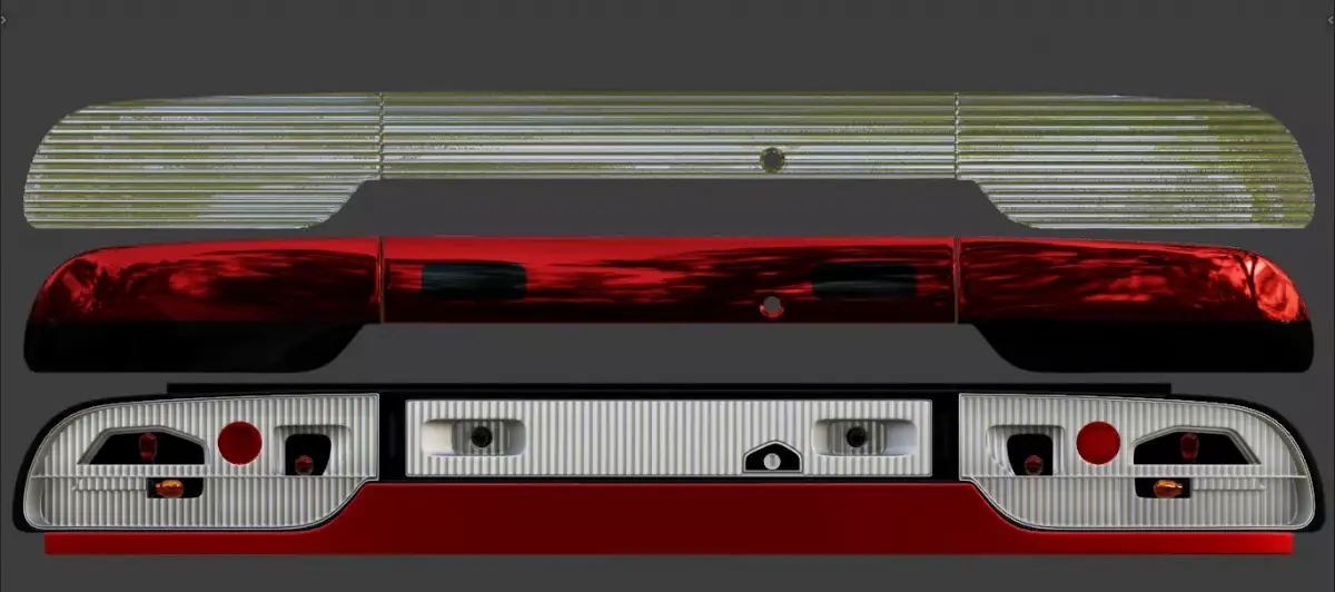 240SX DMAX Crystal Taillights 3D model