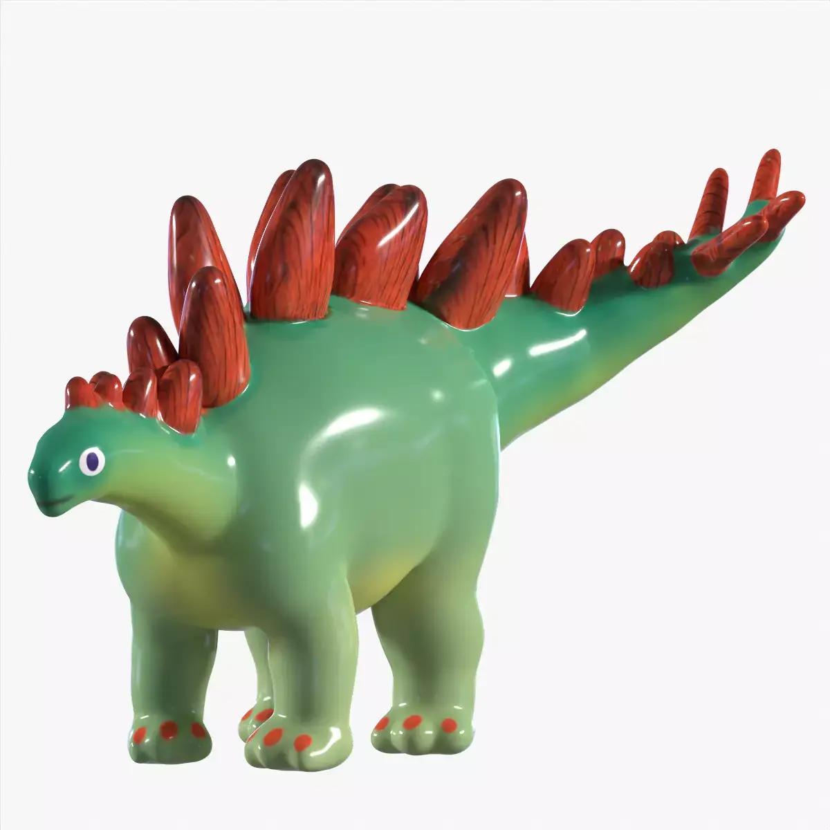 Dinosaur Toy Low-poly 3D model
