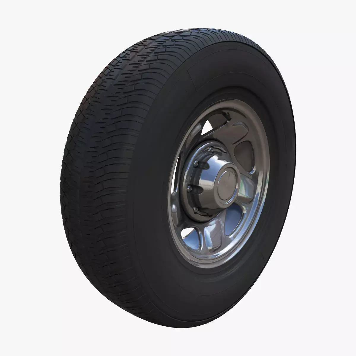 Dodge ram 1995 highpoly wheel 3D model