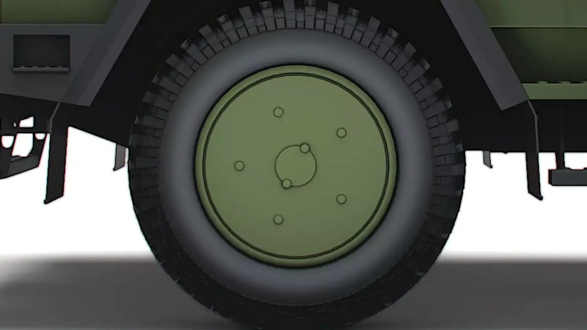 Kozak 2M1 2022 wheel 3D model