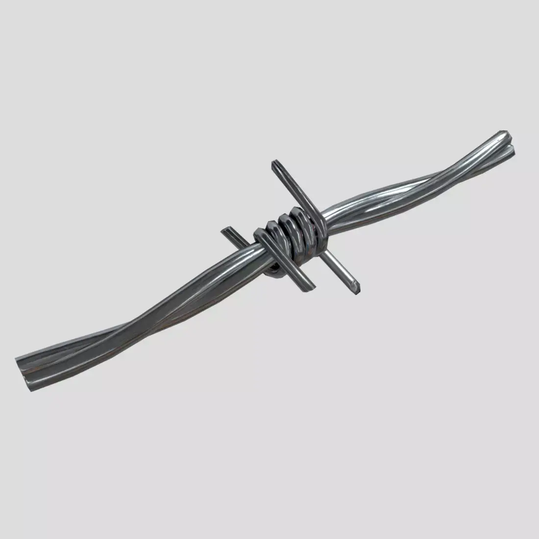Barbed Wire Low-poly 3D model buy
