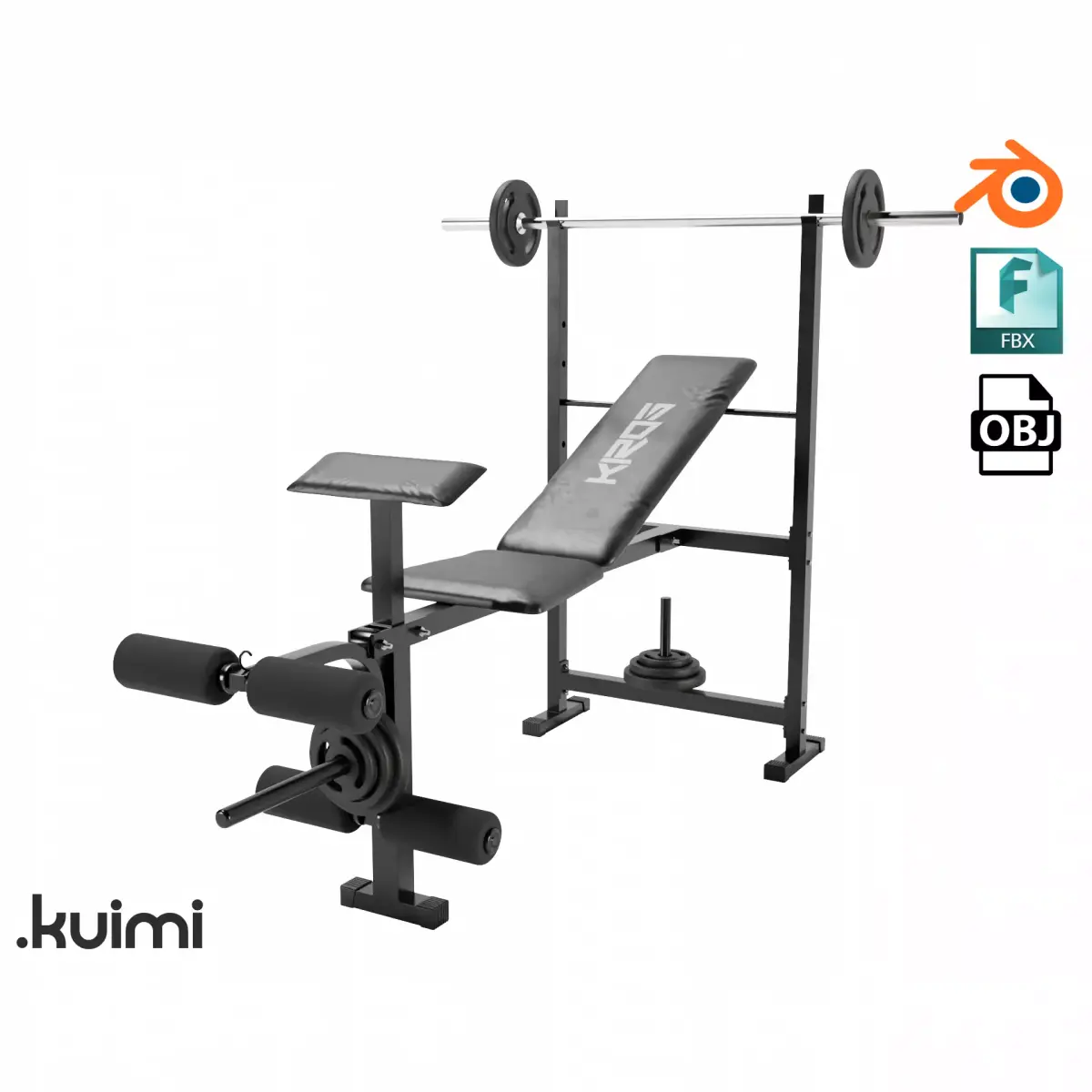 Gym Equipment 001 3D model