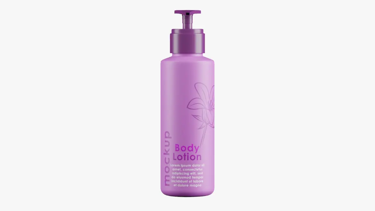 Body Lotion 4 3D model