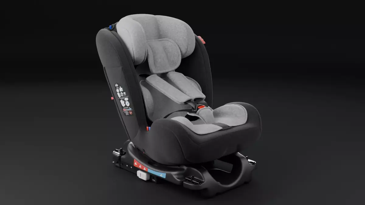 Child Car Seat 3D model