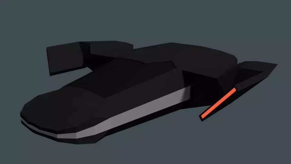 Spaceship JD86 Free 3D model