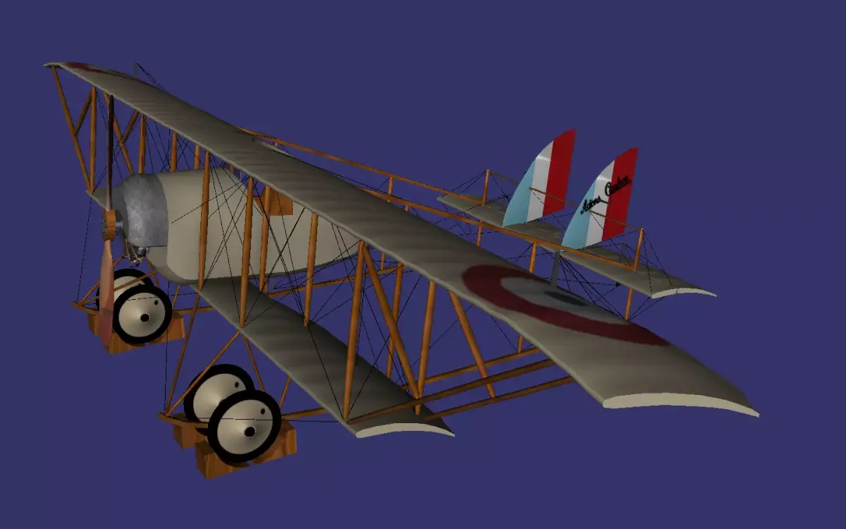 Caudron G III 3D model