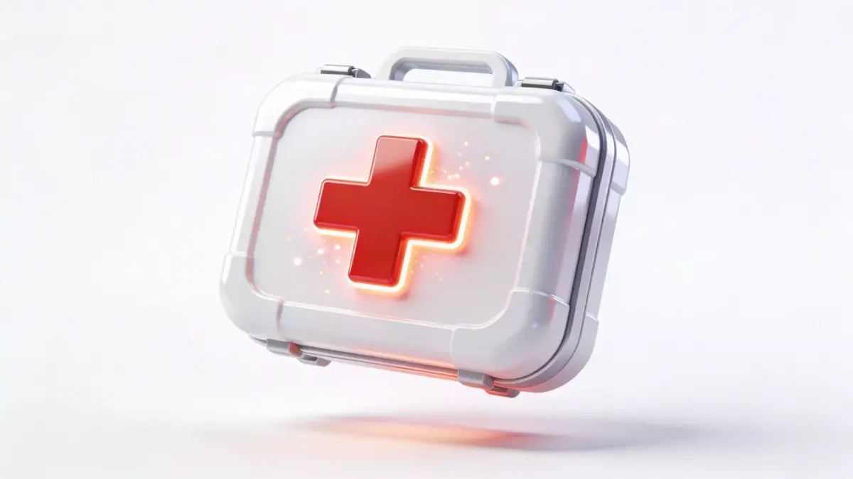 Futuristic Sci-Fi Health Pack 3D Model Low-poly 3D model