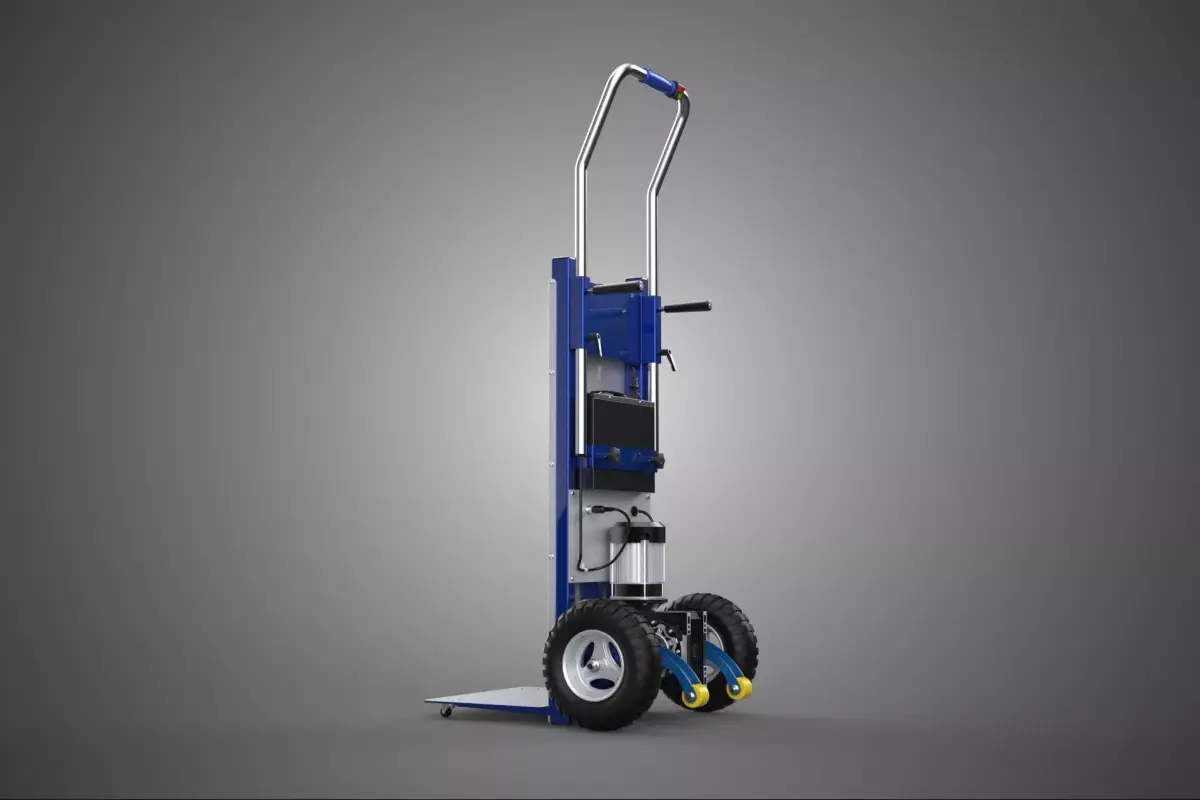 MOTORIZED POWER BATTERY HAND TRUCK DOLLY HANDTRUCK STAIR CLIMBER 3D model