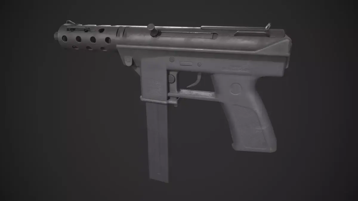 Intratec TEC DC9 Low-poly 3D model