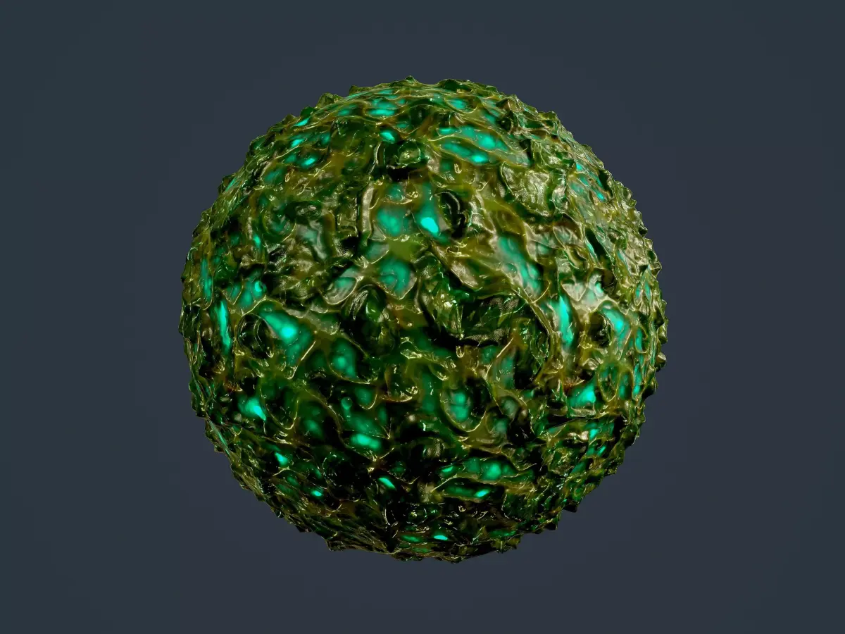 Sci-fi Alien Creature Environment Seamless PBR Texture 27 Texture