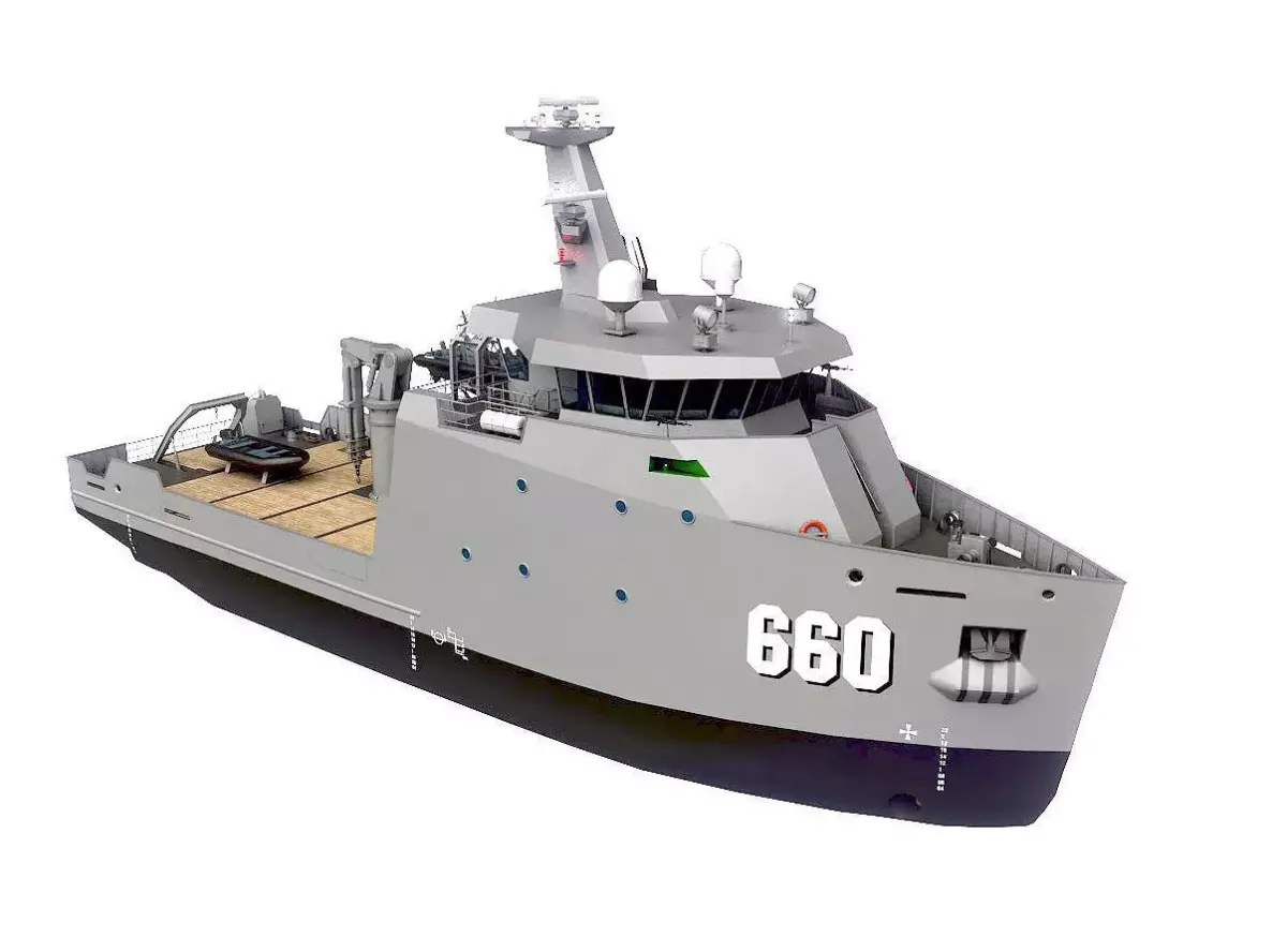 MILITARY  VESSEL  Low-poly 3D model