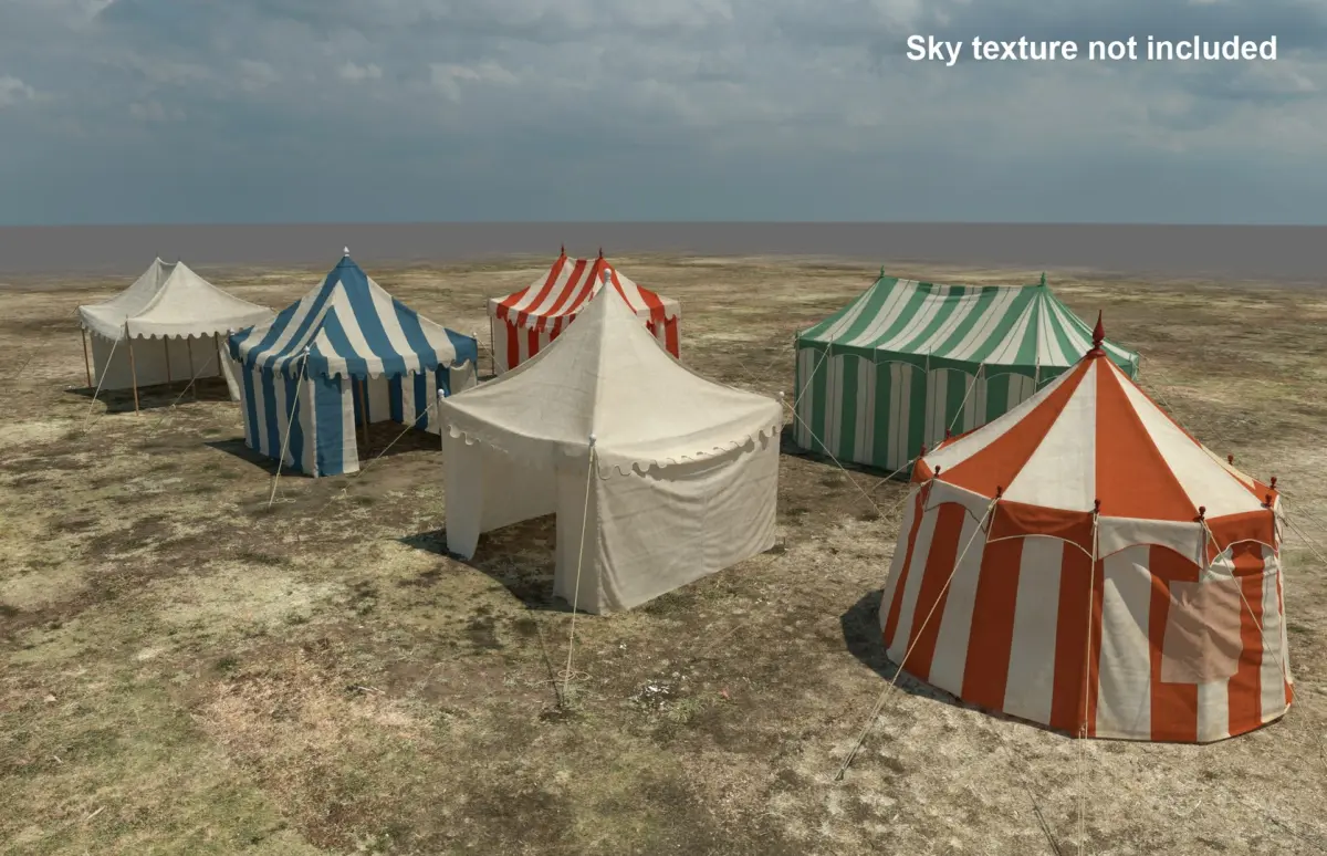 Tents 3D model