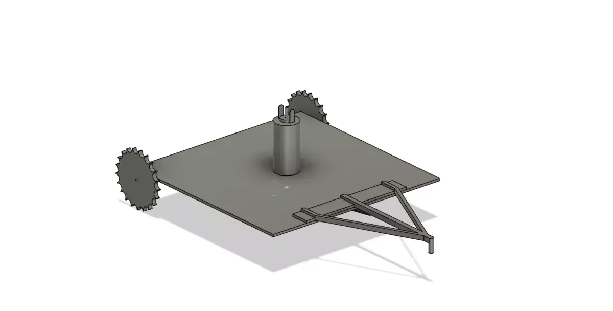 RC Lawn Mower 3D print model