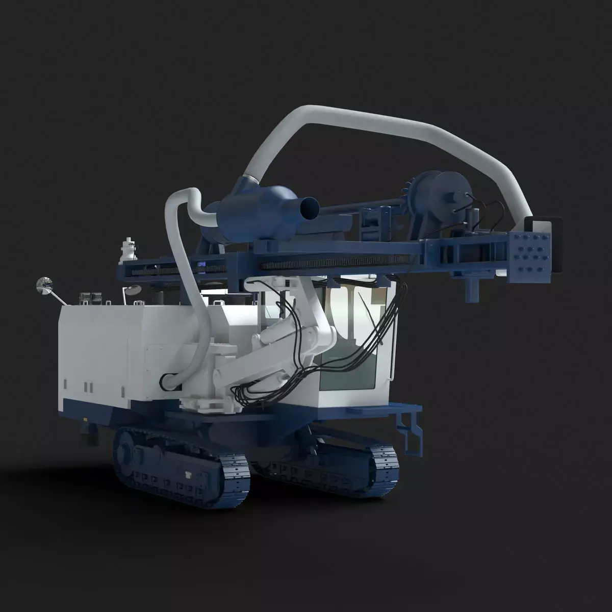 DTH DCR 20 Drill 3D model