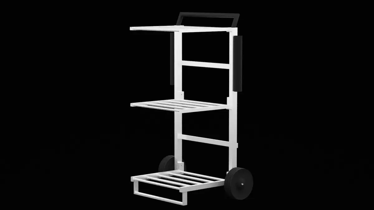 Airport Cart  Low-poly 3D model