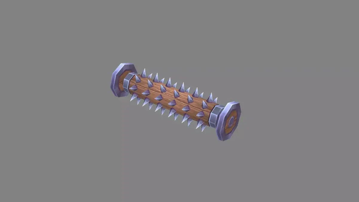 Game Trap  - Rolling Wood Low-poly 3D model
