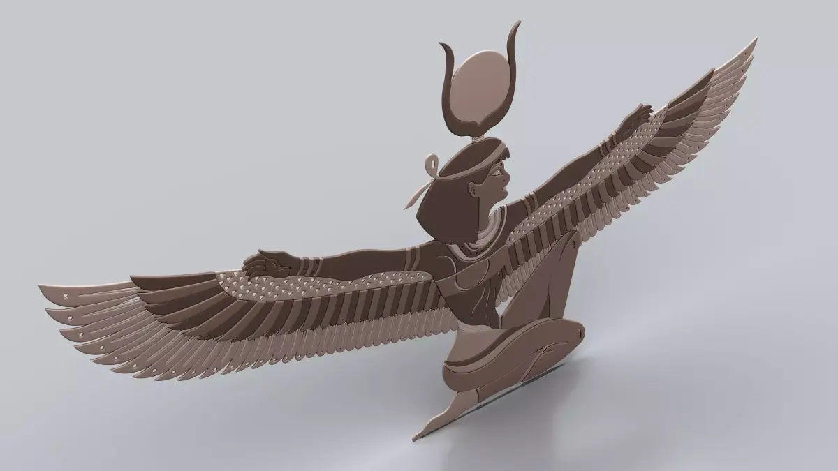Egyptian Symbols - 053 - Topology 3D model