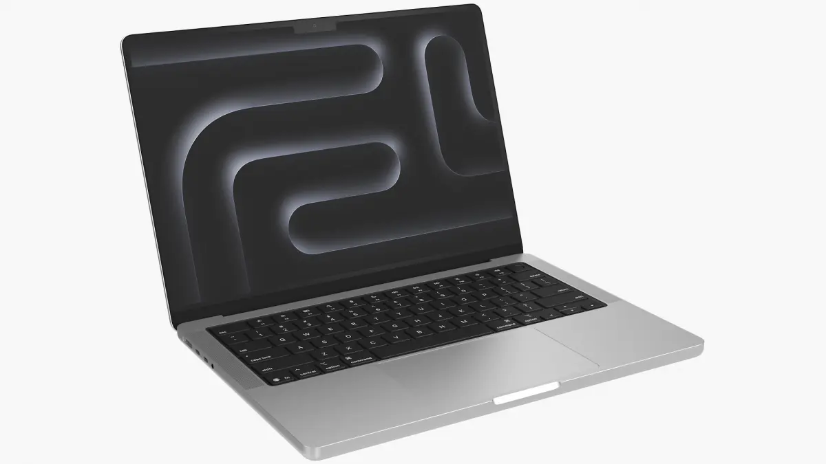 Apple MacBook Pro 14 M5 2025 Sivler 3D model