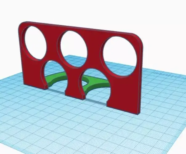 Subbuteo goal training wall 3D model