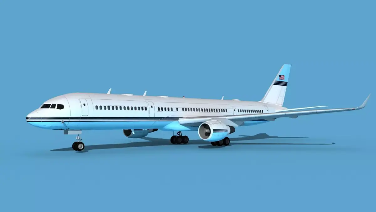 Boeing C-32B Unmarked SOG V00 3D model