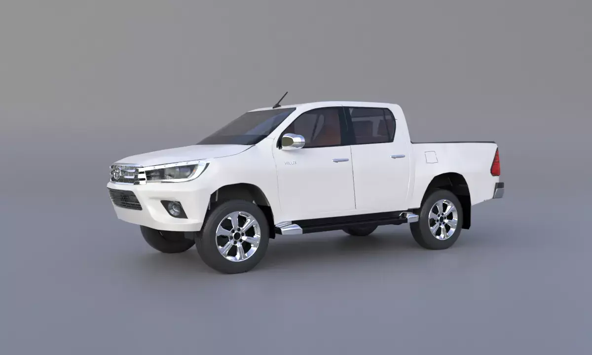 hilux toyota 3d model Free 3D model
