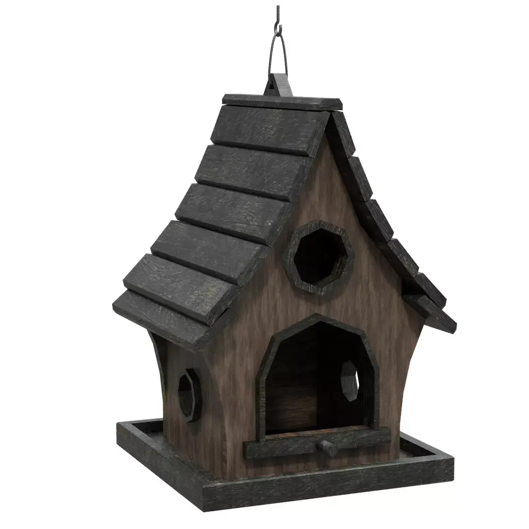 Bird Feeder Low-poly 3D model purchase