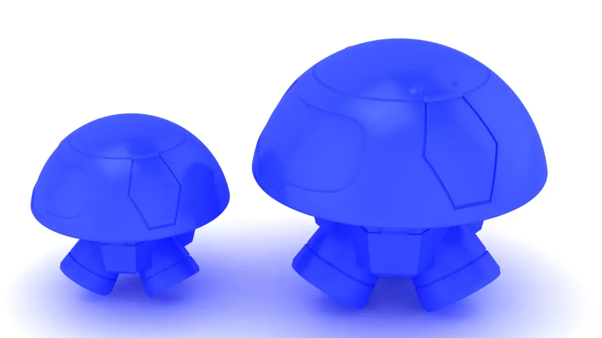 Stylized Sci Fi Mech Droids 3D print model