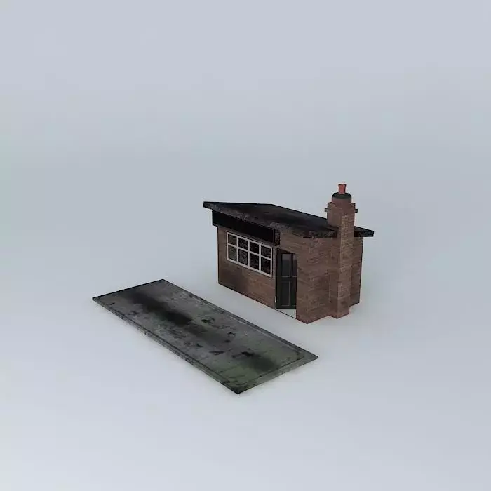 Eco Rail Track Coal Office Dummy Old Steam Days Free 3D model