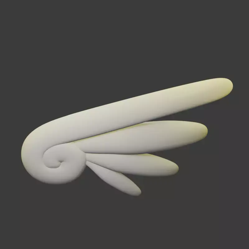 Wing 3D model Free 3D model