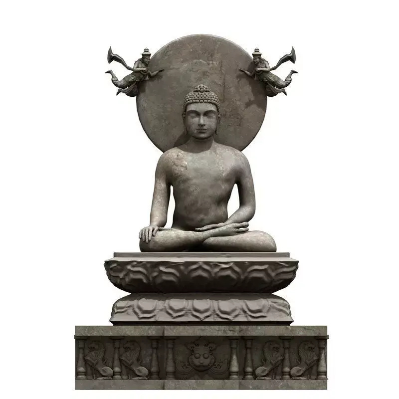 buddha statue 3d model 3D model