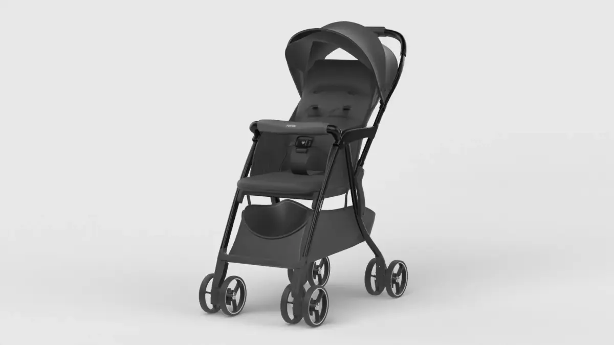 Baby stroller 3D model 3D model 7