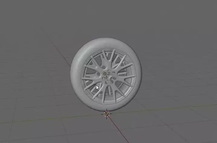 Blender Wheel Introduction 3D model