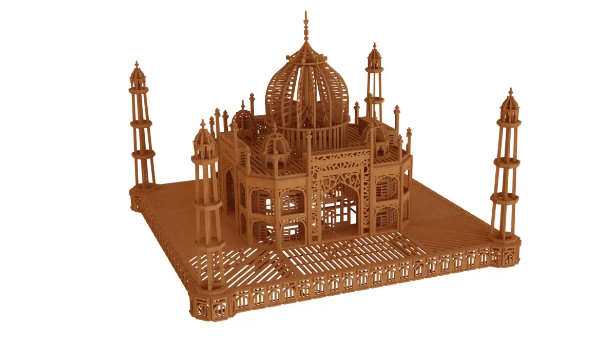Taj Mahal  3D 3D model