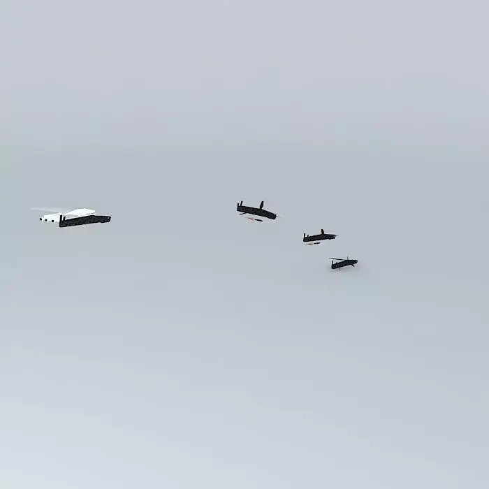 The bad drone UN UAV AGM ARM Guardian MK I unmanned ground at... 3D model