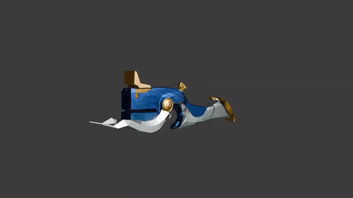 Jhin pistol 3D model