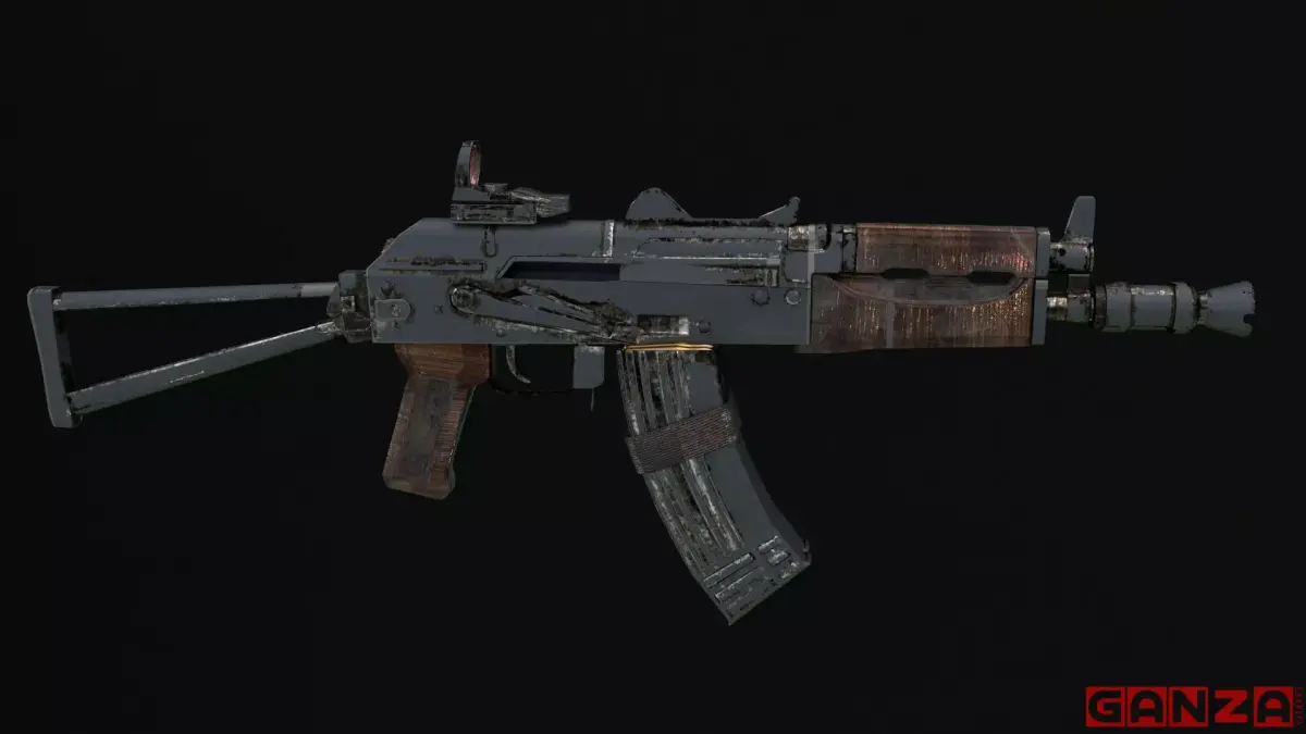 AKS-74U ak - rifle Free low-poly 3D model