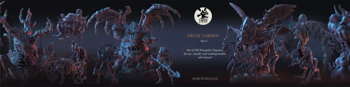Decay Garden Adventure Set Part 1 3D print model