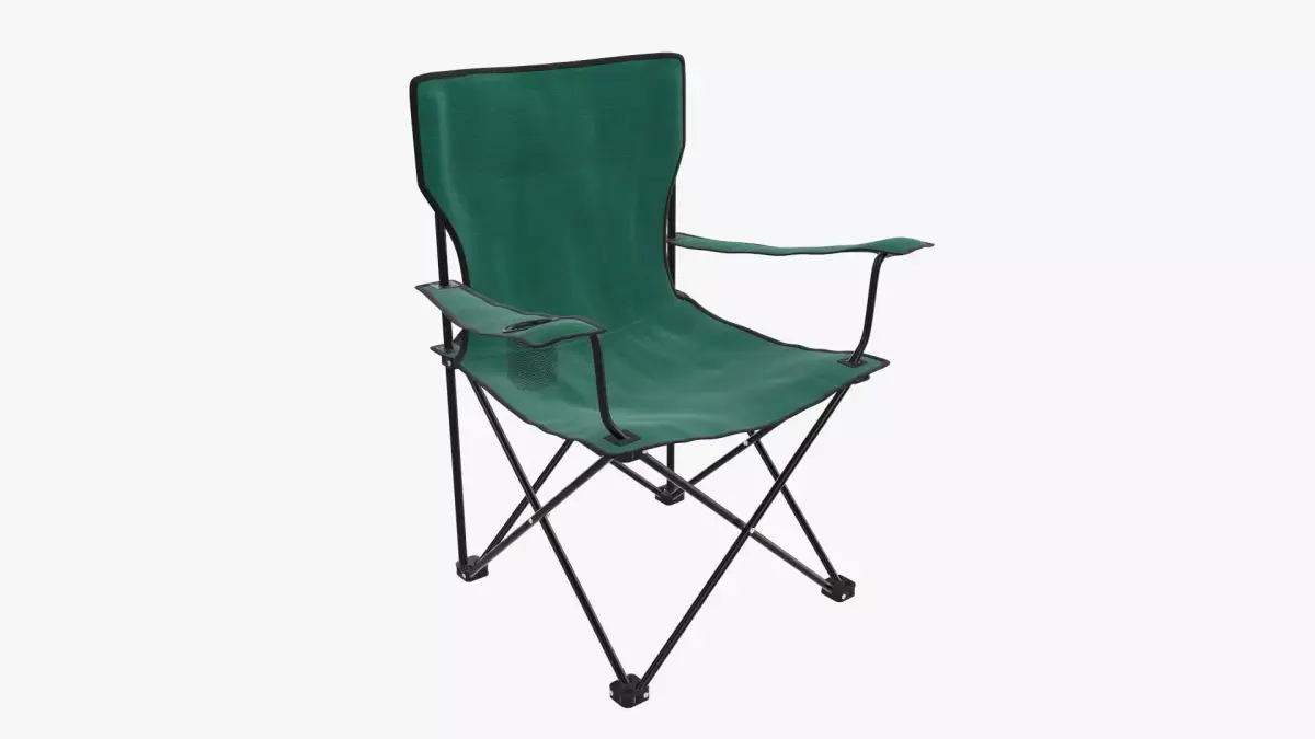 Camp armchair folding  3D model