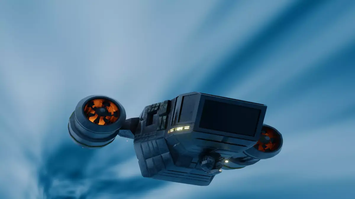 Scifi Star Wars Ship 3D model