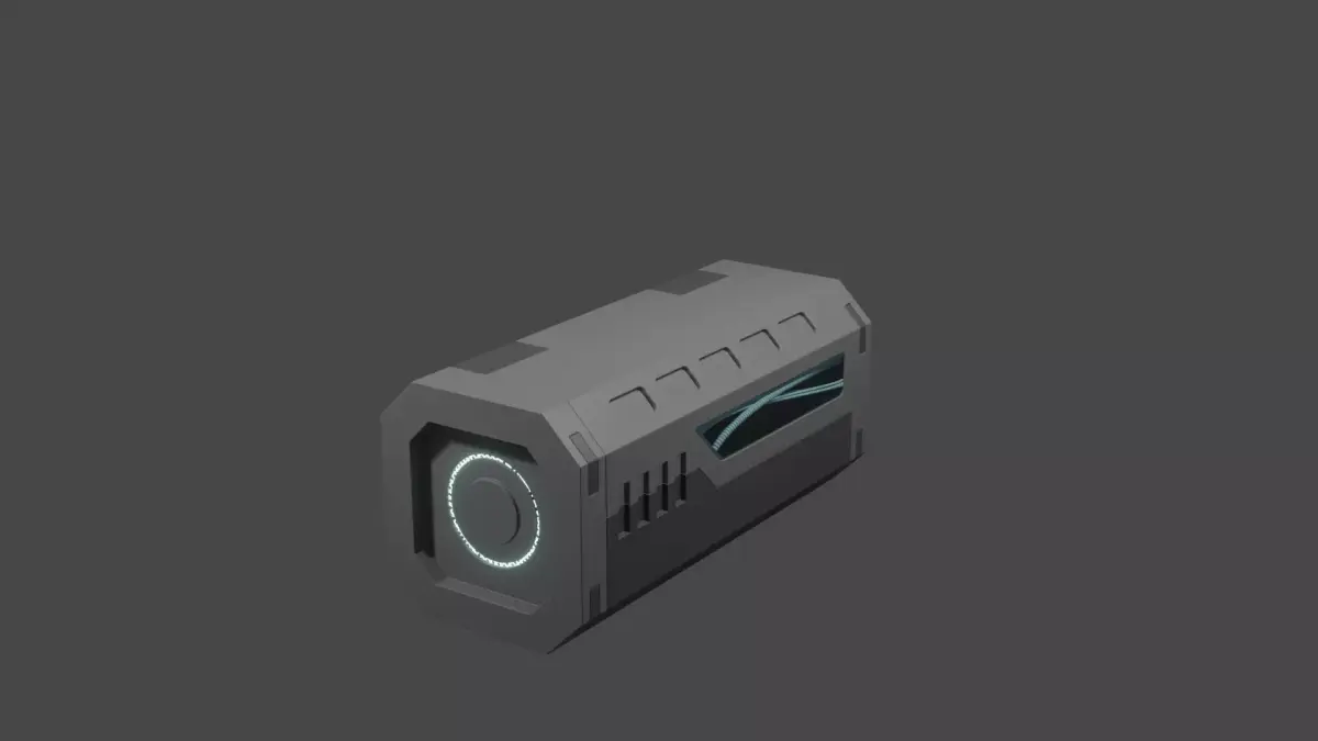 Sci Fi BOX Free 3D model order