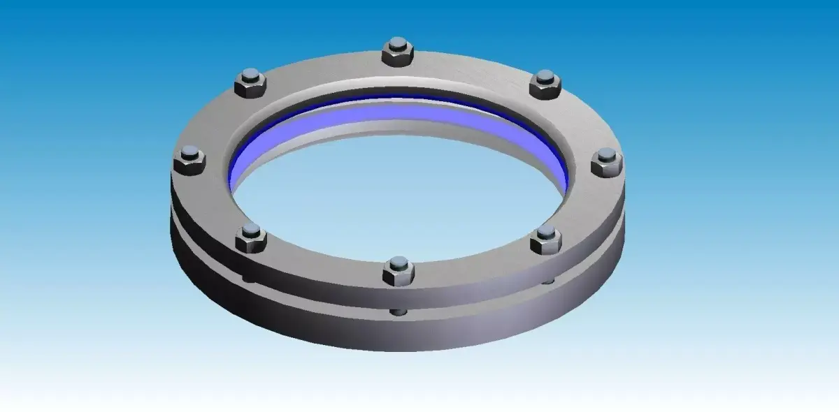 sight glass flange Free 3D model