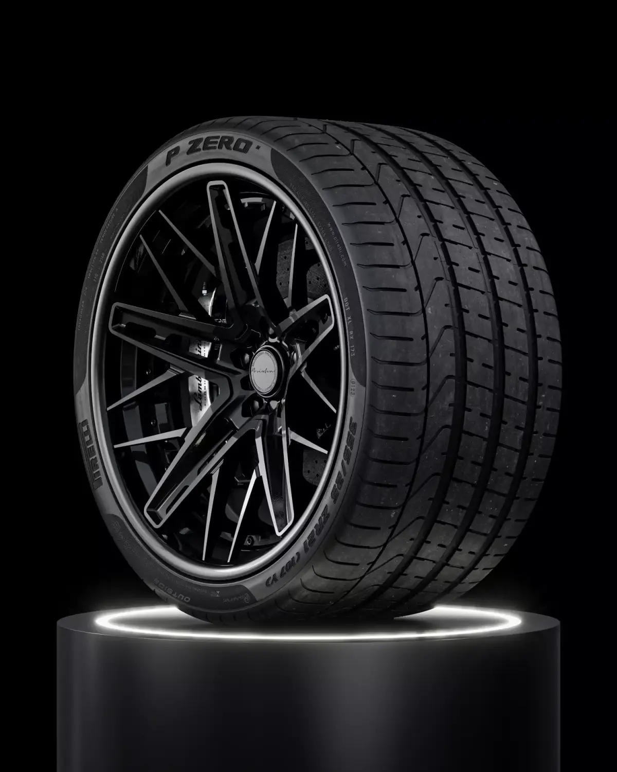 Pirelli 355 25 ZR21 107Y XL CLEAN 3D model