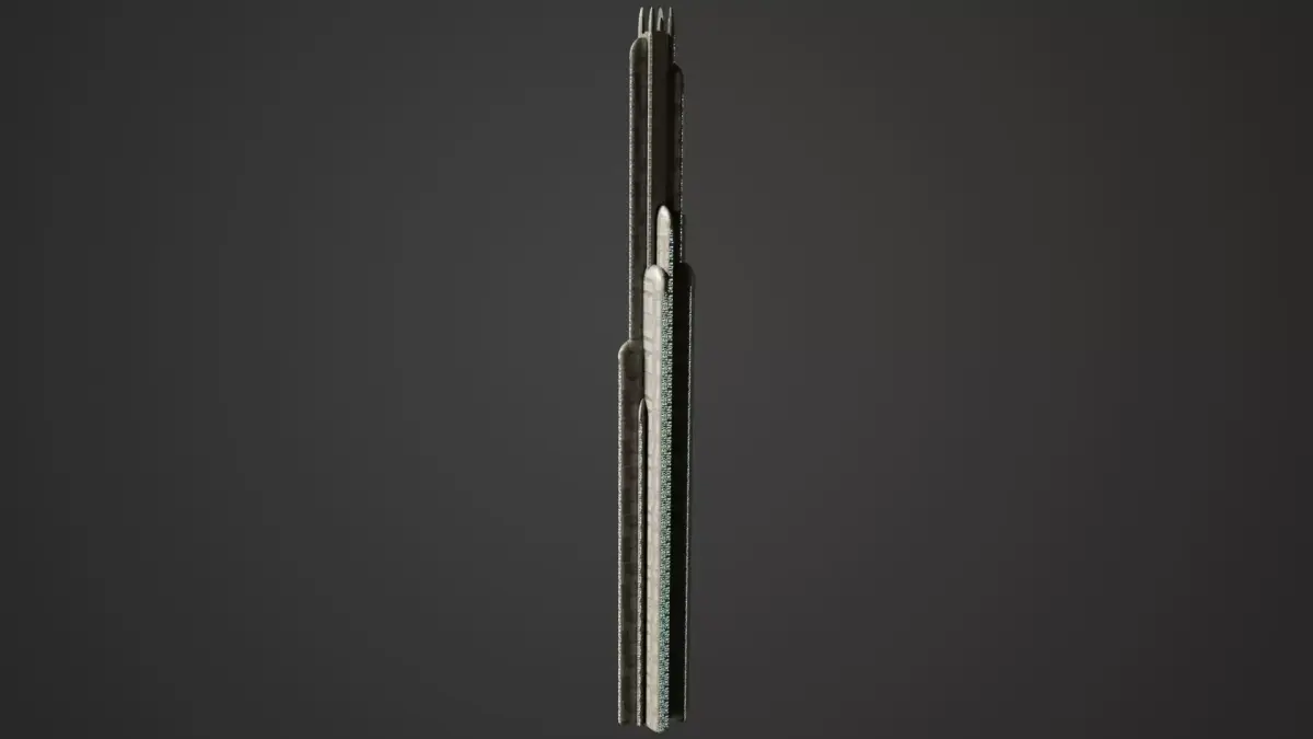 SciFi Building 5 Low-poly 3D model