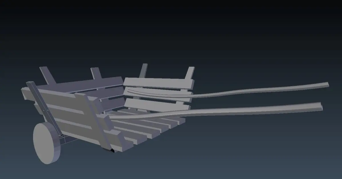 Simple truck model Free 3D model