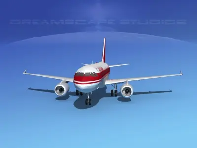 Airbus A319 Air Canada 1 3D model