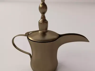 Arabic Coffee Pot 3D model